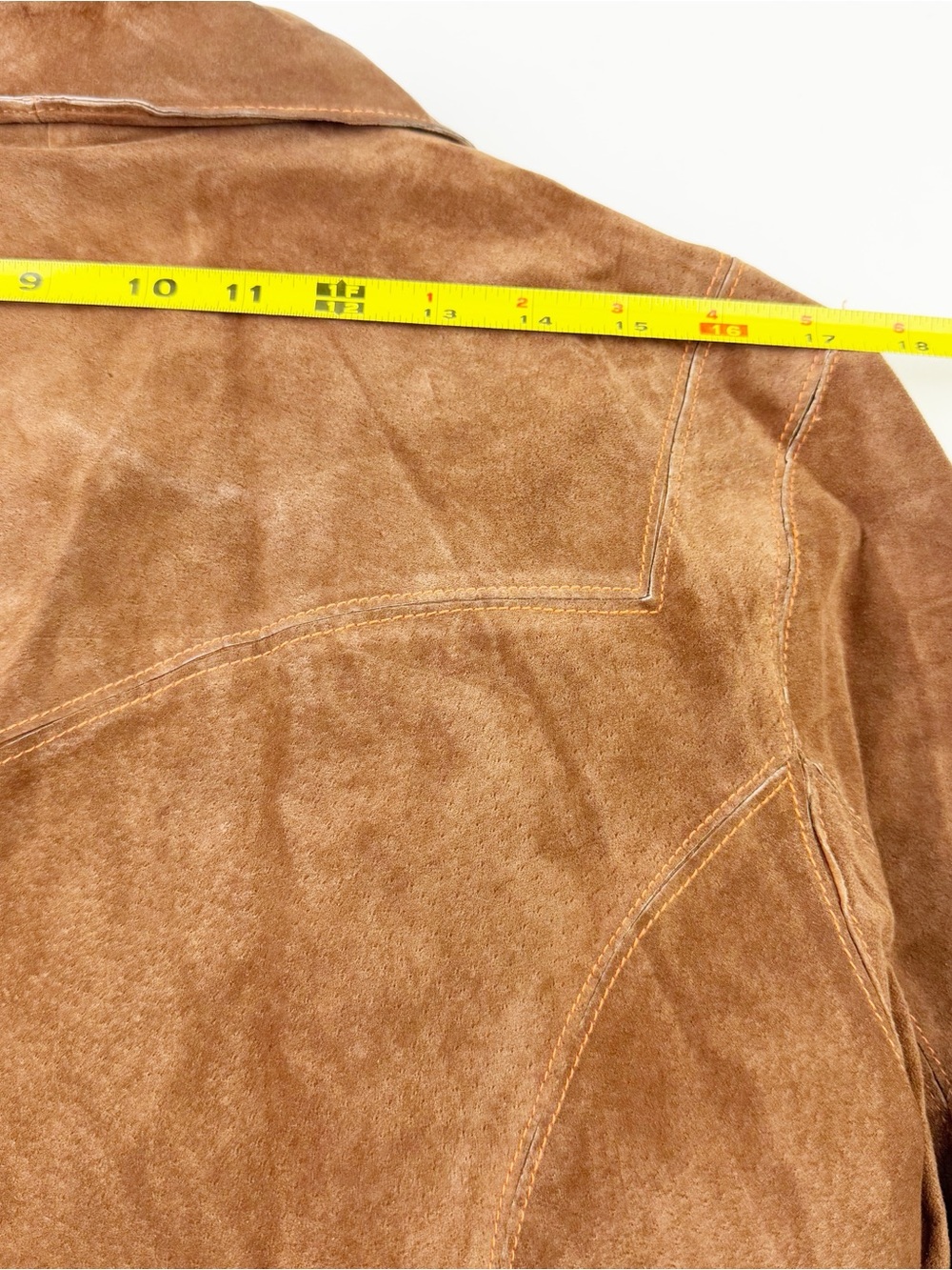 Vtg Y2K Wilson’s Brown Suede Western Jacket Lace Up Skirt Floral Lining Set L/8 - Picture 15 of 16